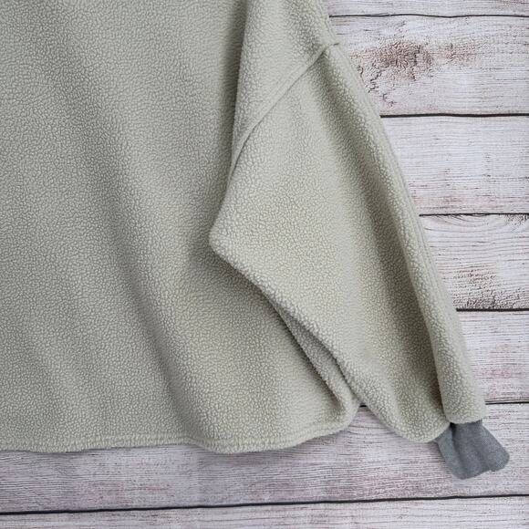 We the Free People Oversized Sherpa Turtleneck Sweater Womens Large Cream - Picture 14 of 14